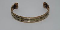 Copper Bracelet With Fitted Therapy Magnets