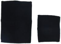 Happy Hoodie Black 2 Pack, Contains one Large and one Small Hoodie