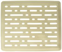 Rubbermaid Evolution Antimicrobial Sink Mat, Small, Bisque FG1G1706BISQU