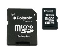Polaroid Micro SD 16 GB Class 2 Card (P-SDU16G2-FS/POL)