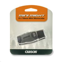 Carson MiniMight 6x18mm Pocket Monocular with Carabiner Clip (MM-618)