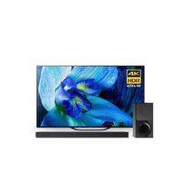 Sony XBR-55A8G 55 Inch TV: BRAVIA OLED 4K Ultra HD Smart TV with HDR and Alexa Compatibility - X9000F 2.1ch Dolby Atmos Soundbar and HT-X9000F Wireless Subwoofer - 2019 Model