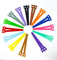 Tag-A-Room Color Coded Reusable Fastening Cable Straps, Cable Storage Ties, Hook and Loop Microfiber 6 Inch (30 Count)