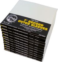 (1000) 7" Record Outer Sleeves - Super Clear Premium 2 Mil Thick - Perfect Fit, Archival Quality - 7-1/16" x 7-1/4" - #07SB02