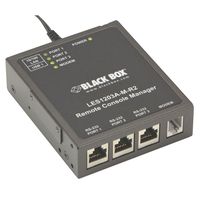 Black Box 3-Port Console Server POTS Modem Dual 10/100