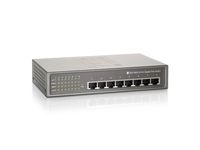 LevelOne GEP-0820 8-Port Gigabit PoE Desktop Switch (61.6W)