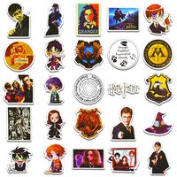 Harry Potter Cartoon Waterproof Stickers 100 pcs Car Laptop Helmet Luggage Vintage Skateboard Wall Decor Gift for Kids (Harry Potter)