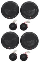2-Pair Rockford Fosgate P16-S Punch 6" 240w Car Audio Component Speakers P16S