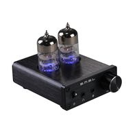 SMSL T2 Vacuum Tube Headphone Amplifier, Mini Audio HiFi Stereo Integrated Amp