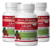 Grapeseed - Grape Seed Extract- Increase Bone Strength (3 Bottles)