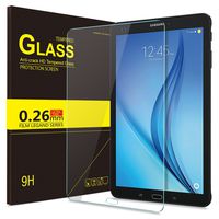 KuGi Samsung Galaxy Tab E 9.6 Screen Protector- Ultra-Thin 9H Hardness HD Clear Premium Tempered Glass Screen Protector for Samsung Galaxy Tab E 9.6 Tablet (1 pcs)