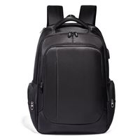 College Laptop Backpack, Travel Business BookBag with USB Charging Port Anti-Theft Computer Bag Fits 17 IN Laptop for Men and Women Black