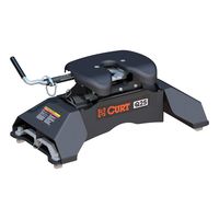 CURT 16039 Q25 Black 5th Wheel Hitch for Ford Puck System, 24,000 lbs