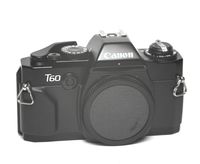 Canon T60 35mm Film Camera Body Only Black FD Mount