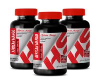 Weight Loss Herbal Supplements - African Mango 1200MG - African Mango Pure Blend - 3 Bottles (180 Capsules)
