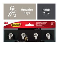 Command Key Rail, 1 rail, 6 strips, Indoor Use (HOM-18S-ES)