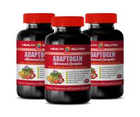 Immune System Booster - ADAPTOGEN Advanced Complex - maca Root Capsules for Fertility - 3 Bottles 180 Vegetable Capsules