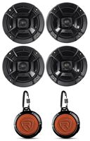 (4) Polk Audio DB652 6.5" 300 Watt Car Audio Marine/ATV/Motorcycle/Boat Speakers