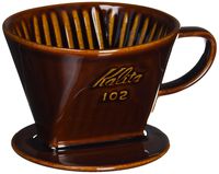 Kalita Ceramic Coffee Dripper (Brown) for 2-4 Cups