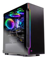 SkyTech Shadow Gaming Computer PC Desktop - Intel Core i5 9400F 2,9GHz, GTX 1650 4G, 500GB SSD, 8GB DDR4 3000MHz, RGB Fans, Windows 10 Home 64-bit, 802.11AC Wi-Fi