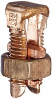 Burndy KS20-3 Servit Split-Bolt, 8 Str. - 4 Sol. Copper Run and Tap, 165 in-lbs Recommended Tightening Torque