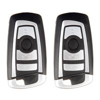 ECCPP Replacement fit for Uncut 315MHz Keyless Entry Remote Key Fob BMW Series KR55WK49863 (Pack of 2)