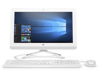 HP 20-inch All-in-One Computer, Intel Celeron J4005, 4GB RAM, 1TB Hard Drive, Windows 10 (20-c410, White) - 3KZ89AA#ABA