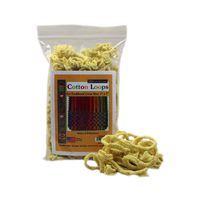 Friendly Loom Potholder Cotton Loops 7" Traditional Size Loops Make 2 Potholders, Weaving Crafts for Kids and Adults-Daffodil by Harrisville Designs