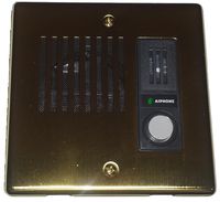 Aiphone IE-JA-BR Flush Mount Door Station, Brass Finish
