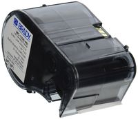 Brady MC-1250-461 Polyester B-461 Black on White Label Maker Cartridge, 25' Width x 1-1/4" Height, For BMP51/BMP53 Printers
