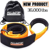 ALL-TOP Pro-Series Tree Saver Winch Strap 3" x8' - 36,000 Lbs Strength Tow Strap - Must Have for Towing, Off Road, Overland and Expedition