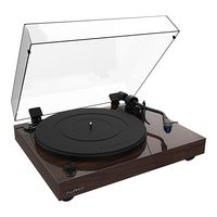 Fluance RT84 Reference High Fidelity Vinyl Turntable Record Player with Ortofon 2M Blue Cartridge, Speed Control Motor, Solid Wood Plinth, Vibration Isolation Feet - Walnut