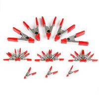 WORKPRO W001401A 20-Piece 3/4"(19MM)& 1"(25MM) Jaw Open Steel Spring Clamp Set