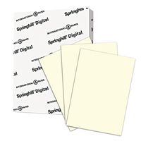 Springhill Colored Paper, Heavy Paper, Cream Paper, 24/60lb, 89gsm, Ledger, 11 x 17, 1 Ream / 500 Sheets - Opaque, Thick Paper (024046R)