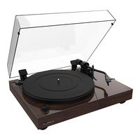 Fluance RT82 Reference High Fidelity Vinyl Turntable Record Player with Ortofon OM10 Cartridge, Speed Control Motor, Solid Wood Plinth, Vibration Isolation Feet - Walnut