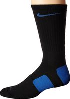Nike Dri-FIT Elite Crew Basketball Socks Black/Game Royal Size Large