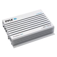 Pyle Upgraded Hydra Marine Amplifier - Elite Series 400 Watt 2 Channel Bridgeable Audio Ampli - Waterproof, Dual MOSFET Power Supply, GAIN Level Controls, RCA Stereo Input & LED Indicator - PLMRA210BT