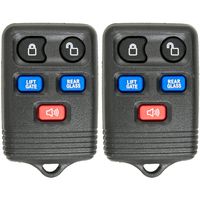 Keyless2Go Keyless Entry Remote Car Key Fob Replacement for 2003 2004 2005 2006 2007 Lincoln Navigator That Use FCC CWTWB1U551 - 2 PACK