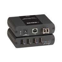 Black Box USB Ultimate Extender Over Multimode Fiber, 4-Port