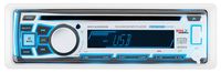 BOSS Audio Systems MR762BRGB Marine Stereo - Single Din, Bluetooth Audio, CD USB SD MP3, Aux in, AM FM Radio, Weatherproof, Detachable Front Panel, Multi-Color Illumination, Wireless Remote