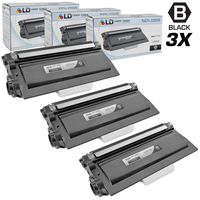 LD Compatible Toner Cartridge Replacement for Brother TN720 (Black, 3-Pack)