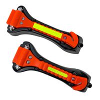 Segomo Tools 2 x Emergency Escape Safety Hammers with Car Window Breaker & Seat Belt Cutter - ESHM02