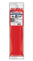 US Cable Ties SD14RD100 14-Inch Standard Duty Cable Ties, Red, 100-Pack