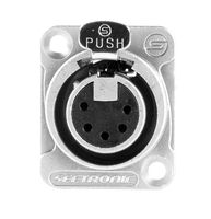 Elite Core Panel-Mount Connector | Seetronic K5F2C | 5 Pin XLR Female