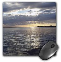 3dRose LLC 8 x 8 x 0.25 Inches Mouse Pad, Gray Blue Heaven (mp_35085_1)