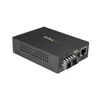StarTech.com Multimode (MM) SC Fiber Media Converter for 10/100/1000 Network - 550m Range - Gigabit Ethernet - 850nm - Full Duplex (MCMGBSCMM055)