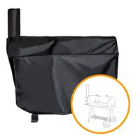 i COVER Charcoal Grill Cover- Heavy Duty Weather-Resistant Polyester Material,Water Proof Patio Outdoor Canvas Grill Cover,Sized for Dyna-Glo Charcoal Grill Models DGSS730CBO,DGSS730CBO-D