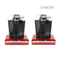 Mind Reader 2TRY26PC-RED 36 Capacity Single Serve Coffee Pod Storage Drawer Organizer, One Size, Red 2 Pack