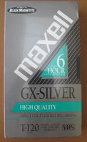 D4976 Maxell T-120 GX-Silver VHS Video Cassette Tape