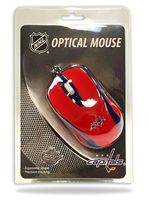 FIDELITY ELECTRONICS NHL Washington Capitals Optical Mouse, Size 8.25, Red